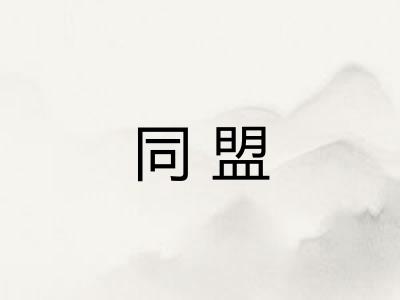 同盟