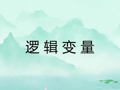 逻辑变量