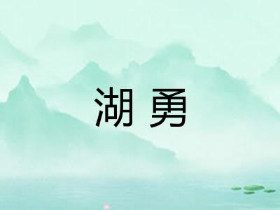 湖勇