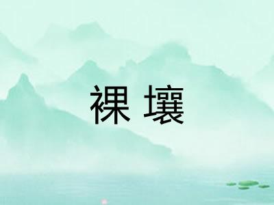 裸壤