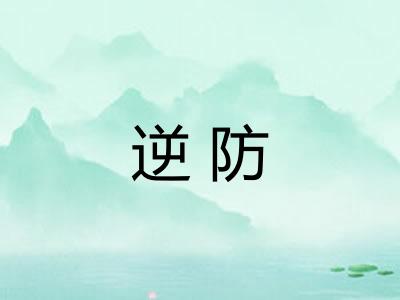 逆防