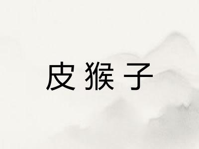 皮猴子
