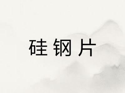 硅钢片
