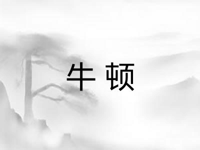 牛顿