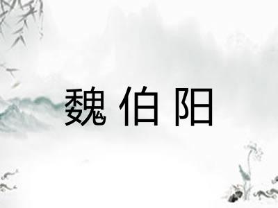 魏伯阳 魏伯阳