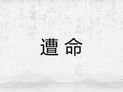遭命 遭命