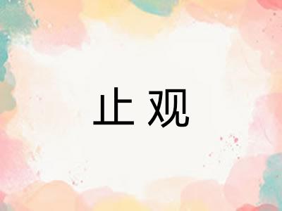 止观