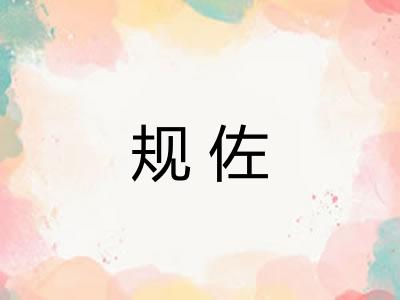 规佐