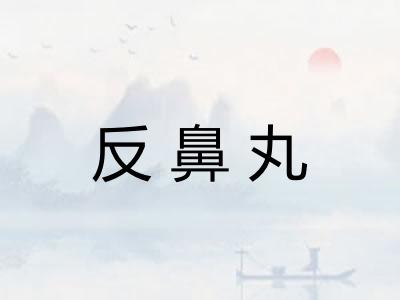 反鼻丸