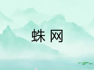 蛛网