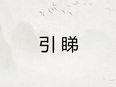 引睇
