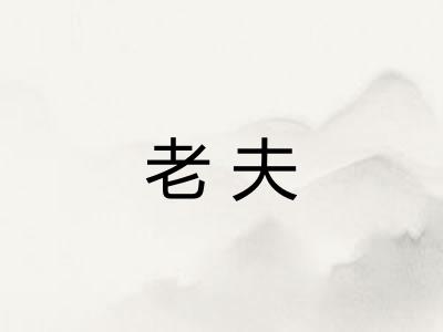 老夫 老夫