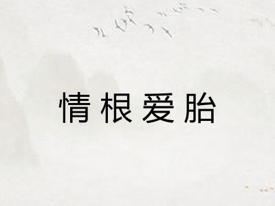 情根爱胎