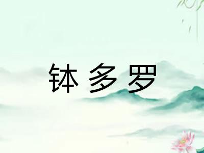 钵多罗