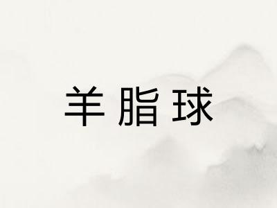 羊脂球 羊脂球
