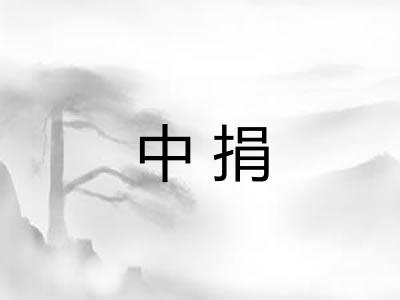 中捐