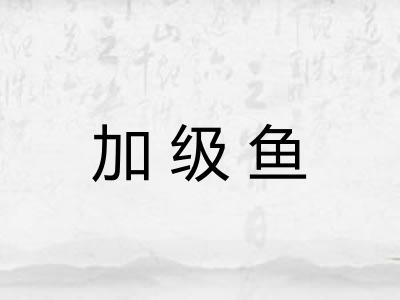 加级鱼