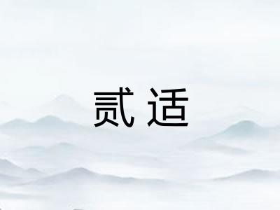 贰适