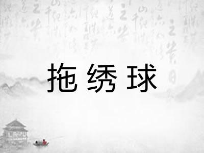 拖绣球
