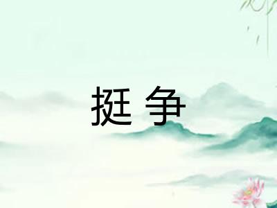 挺争