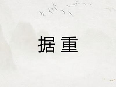据重