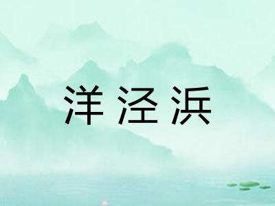洋泾浜 洋泾浜