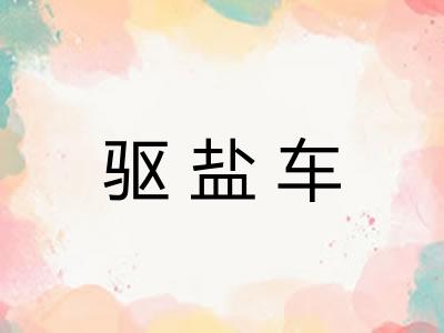 驱盐车