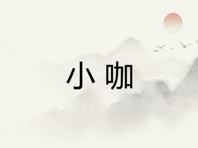 小咖