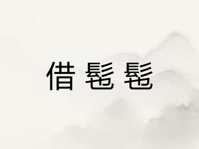 借髢髢