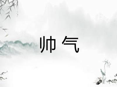 帅气
