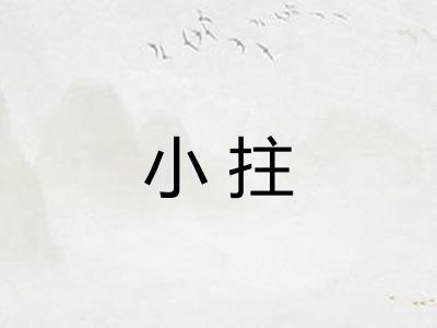 小拄