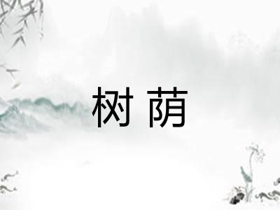 树荫