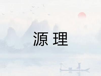 源理