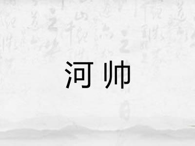 河帅