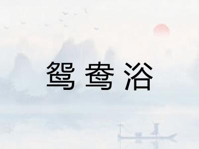鸳鸯浴