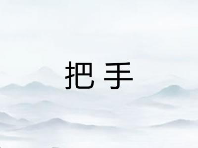 把手