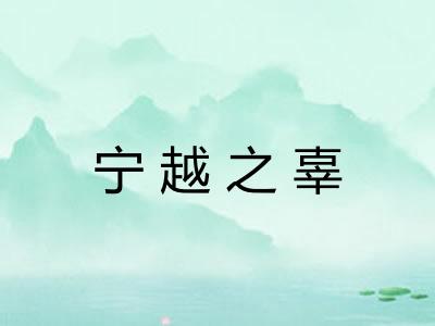 宁越之辜