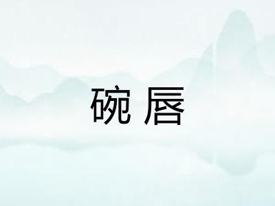 碗唇