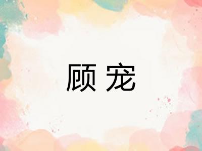 顾宠 顾宠