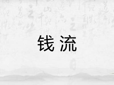 钱流