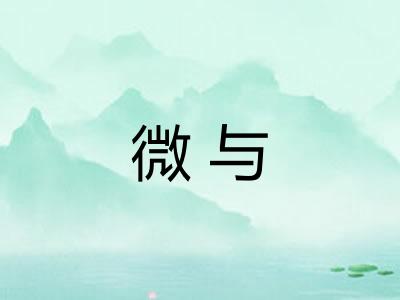 微与