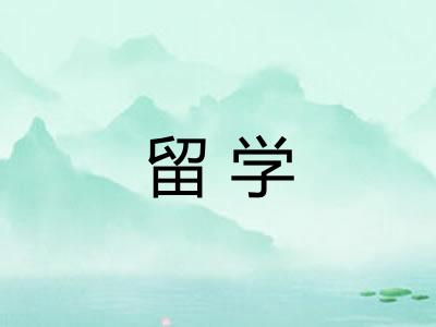 留学