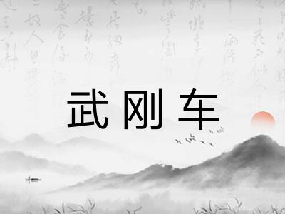 武刚车