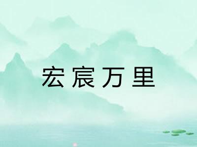 宏宸万里