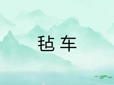 毡车