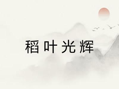 稻叶光辉