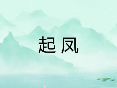 起凤