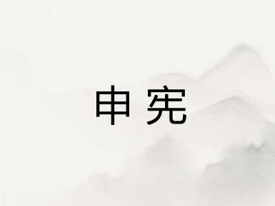 申宪
