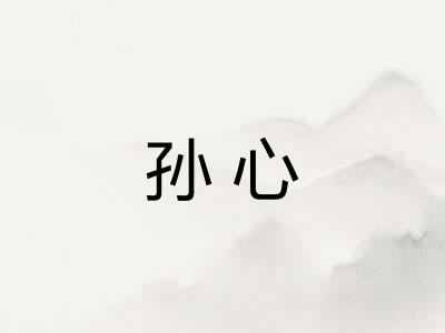 孙心