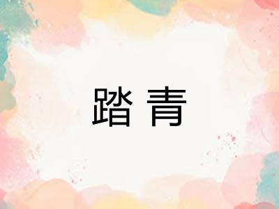 踏青